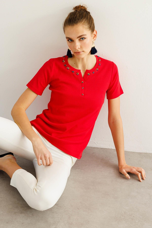 Desen Kadın T-Shirt DSN24754