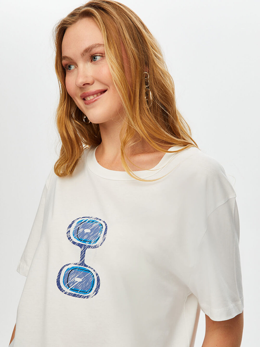 Faik Sönmez Kadın T-Shirt 25YUS25TSH093